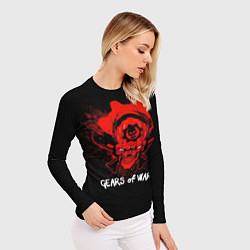 Рашгард женский Gears of War: Red Skull, цвет: 3D-принт — фото 2