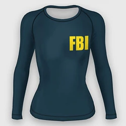 Рашгард женский FBI, цвет: 3D-принт