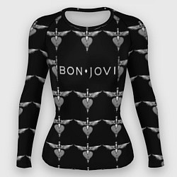 Рашгард женский Bon Jovi, цвет: 3D-принт