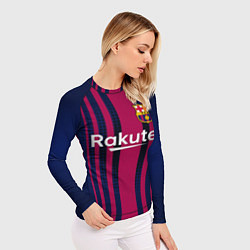 Рашгард женский FC Barcelona: Rakuten, цвет: 3D-принт — фото 2