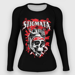 Рашгард женский Stigmata Skull, цвет: 3D-принт