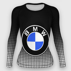 Рашгард женский BMW 2018 Black and White IV, цвет: 3D-принт