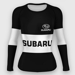 Женский рашгард Subaru: Black Sport