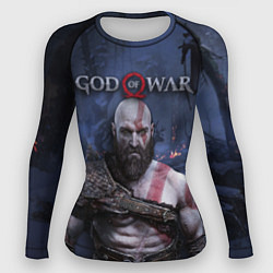 Рашгард женский God of War: Kratos, цвет: 3D-принт