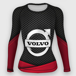 Рашгард женский Volvo: Grey Carbon, цвет: 3D-принт