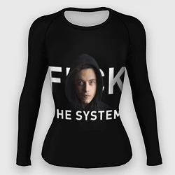 Женский рашгард F*ck The System: Mr Robot