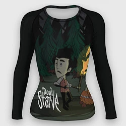 Женский рашгард Don't Starve: Night Forrest