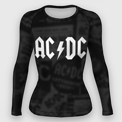 Женский рашгард AC/DC: Black Rock