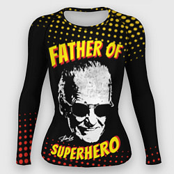 Рашгард женский Stan Lee: Father of Superhero, цвет: 3D-принт