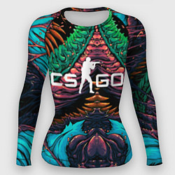 Женский рашгард CS GO hyper beast skin