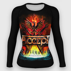 Женский рашгард Accept: Flame Eagle