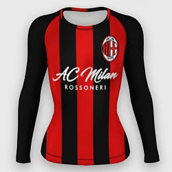 Рашгард женский AC Milan, цвет: 3D-принт