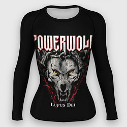 Рашгард женский Powerwolf: Lupus Dei, цвет: 3D-принт