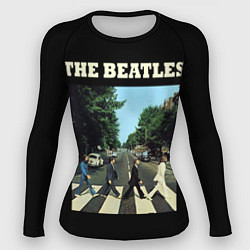 Рашгард женский The Beatles: Abbey Road, цвет: 3D-принт