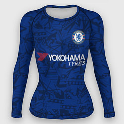 Рашгард женский Chelsea home 19-20, цвет: 3D-принт