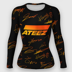 Женский рашгард ATEEZ АВТОГРАФЫ