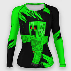 Рашгард женский MINECRAFT, цвет: 3D-принт
