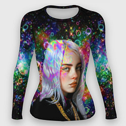 Рашгард женский Billie Eilish, цвет: 3D-принт