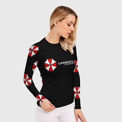 Рашгард женский Umbrella Corporation, цвет: 3D-принт — фото 2