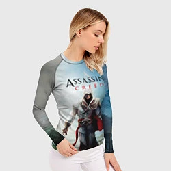 Рашгард женский Assassins Creed, цвет: 3D-принт — фото 2