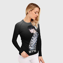 Рашгард женский BTS, цвет: 3D-принт — фото 2