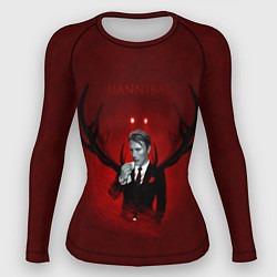 Рашгард женский Hannibal, цвет: 3D-принт