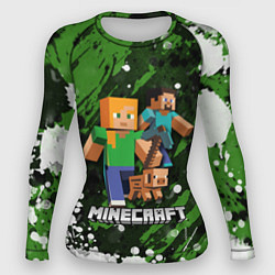 Рашгард женский Minecraft Майнкрафт, цвет: 3D-принт