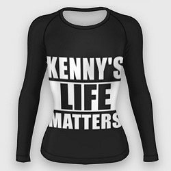 Рашгард женский KENNYS LIFE MATTERS, цвет: 3D-принт