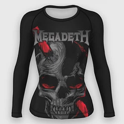 Рашгард женский Megadeth, цвет: 3D-принт