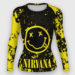 Рашгард женский NIRVANA, цвет: 3D-принт