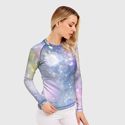 Рашгард женский Звездное небо, цвет: 3D-принт — фото 2