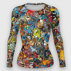 Женский рашгард Стикеры