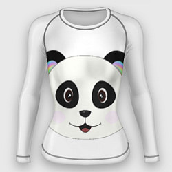 Рашгард женский Panda, цвет: 3D-принт