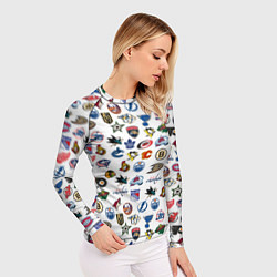 Рашгард женский NHL PATTERN Z, цвет: 3D-принт — фото 2