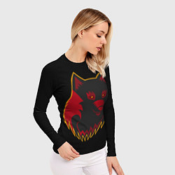 Рашгард женский Wolf Logo, цвет: 3D-принт — фото 2