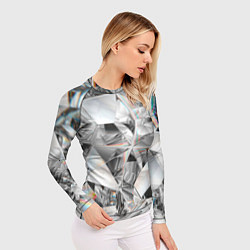 Рашгард женский Зеркальный калейдоскоп, цвет: 3D-принт — фото 2