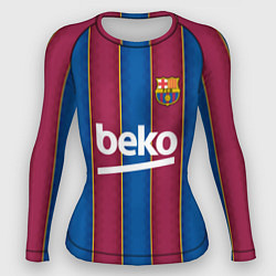 Рашгард женский FC Barcelona 2021, цвет: 3D-принт