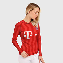 Рашгард женский FC Bayern Munchen униформа, цвет: 3D-принт — фото 2