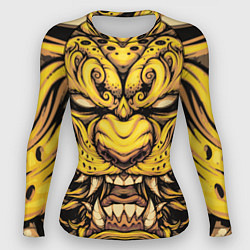 Рашгард женский Тигровая маска Ханья, цвет: 3D-принт