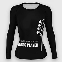 Рашгард женский BASS PLAYER GUITAR, цвет: 3D-принт