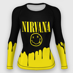 Рашгард женский Nirvana, цвет: 3D-принт