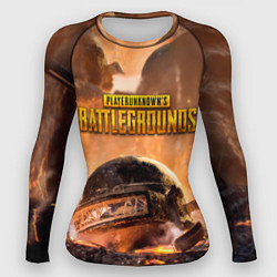 Рашгард женский PlayerUnknowns Battlegrounds, цвет: 3D-принт