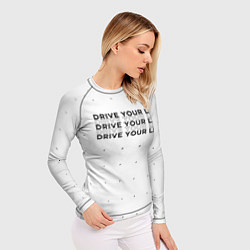 Рашгард женский Drive Your Live, цвет: 3D-принт — фото 2