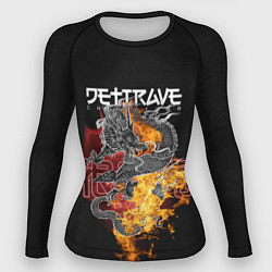 Рашгард женский Дети Rave China Town, цвет: 3D-принт