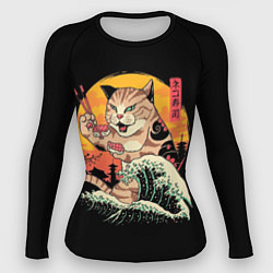 Женский рашгард Японский кот