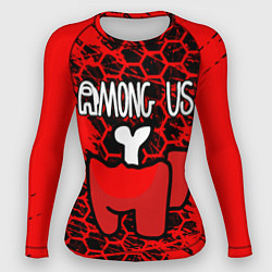 Рашгард женский AMONG US, цвет: 3D-принт