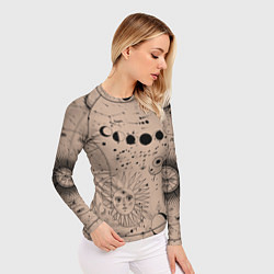 Рашгард женский Звездное небо, цвет: 3D-принт — фото 2