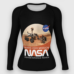 Рашгард женский NASA - Perseverance, цвет: 3D-принт