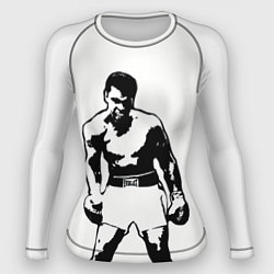 Рашгард женский The Greatest Muhammad Ali, цвет: 3D-принт