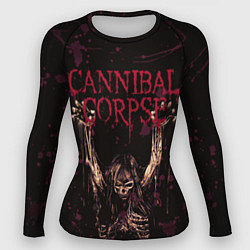 Женский рашгард Cannibal Corpse Skeleton